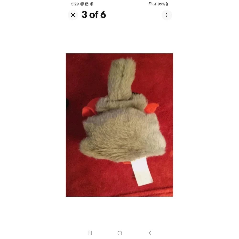 VINTAGE Elephant Wallace Berrie and Company 1974 small Plush VERY RARE